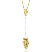 Load image into Gallery viewer, Arrowhead Lariat Necklace - Large