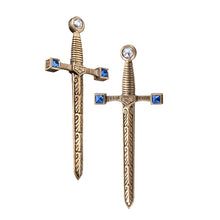 Load image into Gallery viewer, Matilda Sword Earrings