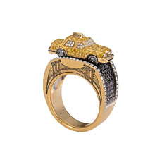 Load image into Gallery viewer, Maneater Ring: NYC Taxi and Passenger