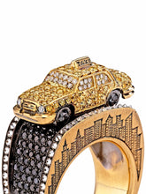 Load image into Gallery viewer, Maneater Ring: NYC Taxi and Passenger