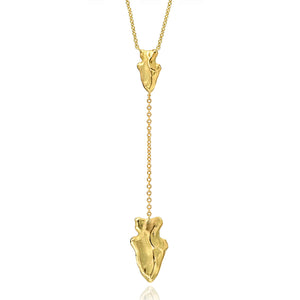 Arrowhead Lariat Necklace - Large