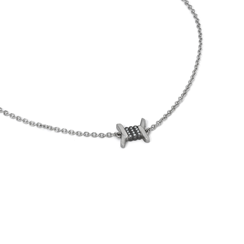 Barbed Wire Necklace - Single