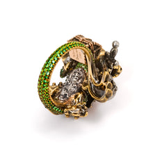 Load image into Gallery viewer, Maneater Ring: Dragon and Knight
