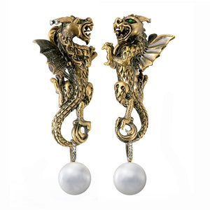 Empress Wu Dragon Earrings