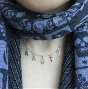 NASTY Word Necklace